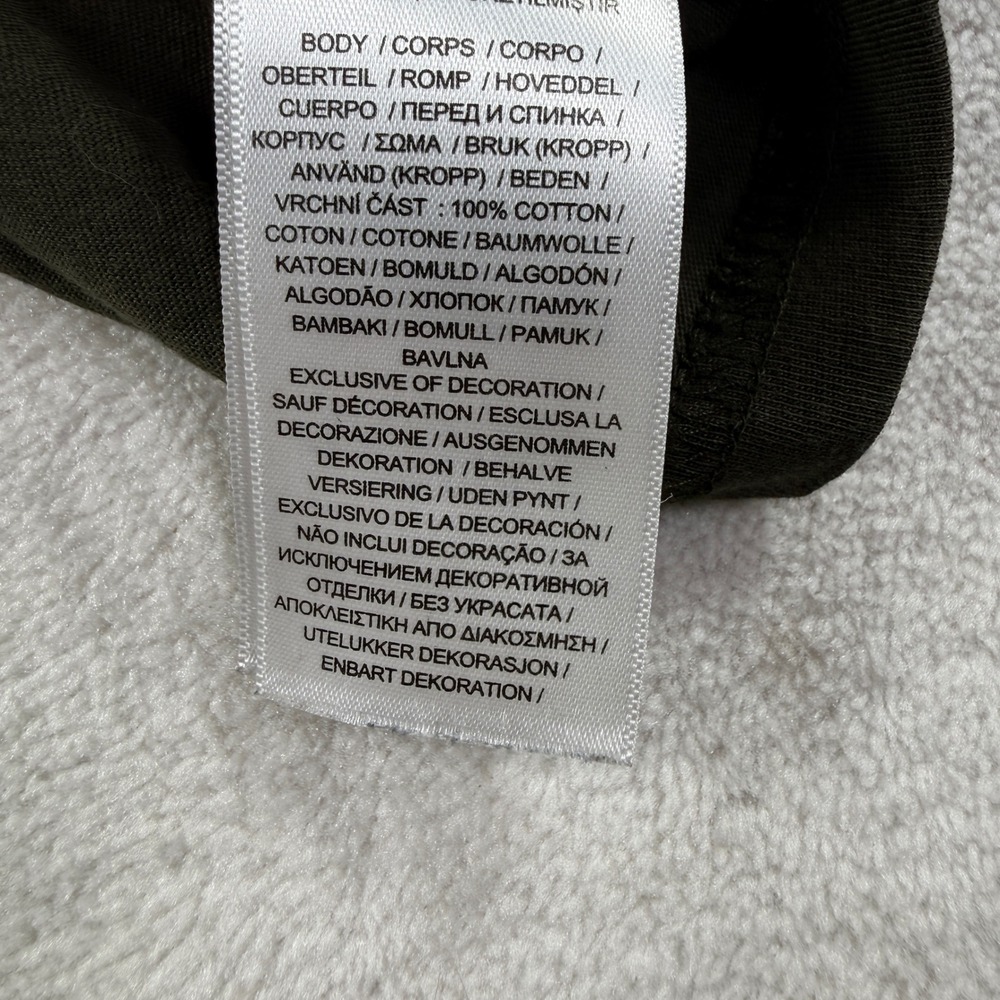 Polo Ralph Lauren Boys Olive Green Long Sleeve T-Shirt Size M 10-12 Pony Logo - Picture 4 of 7
